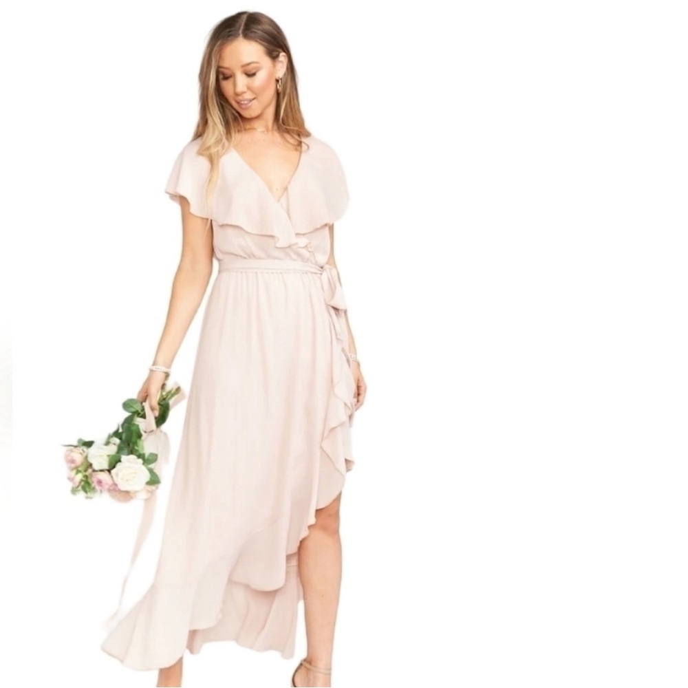 NWT Show Me Your Mumu Jess Ruffle Midi Dress Bridesmaid Wedding Size 1X